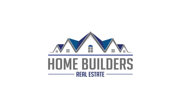 Home Builder Logo Sjabloon — Stockvector