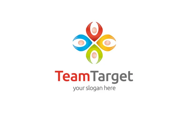 Πρότυπο Λογότυπο Ομάδας Στόχου — Διανυσματικό Αρχείο