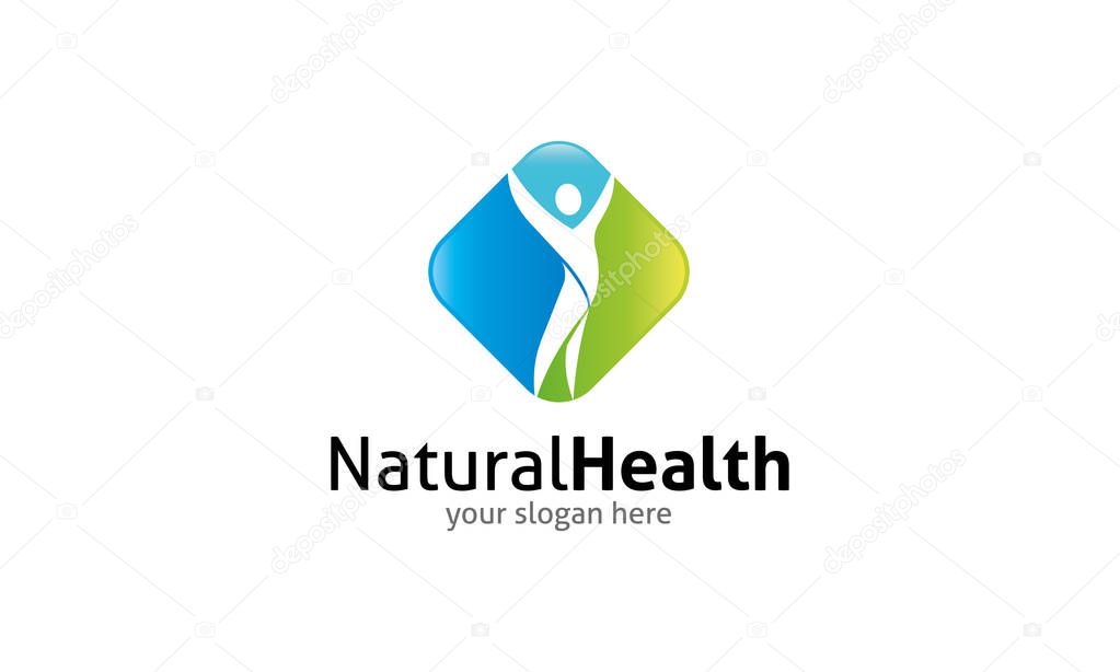 Natural Health Logo Template