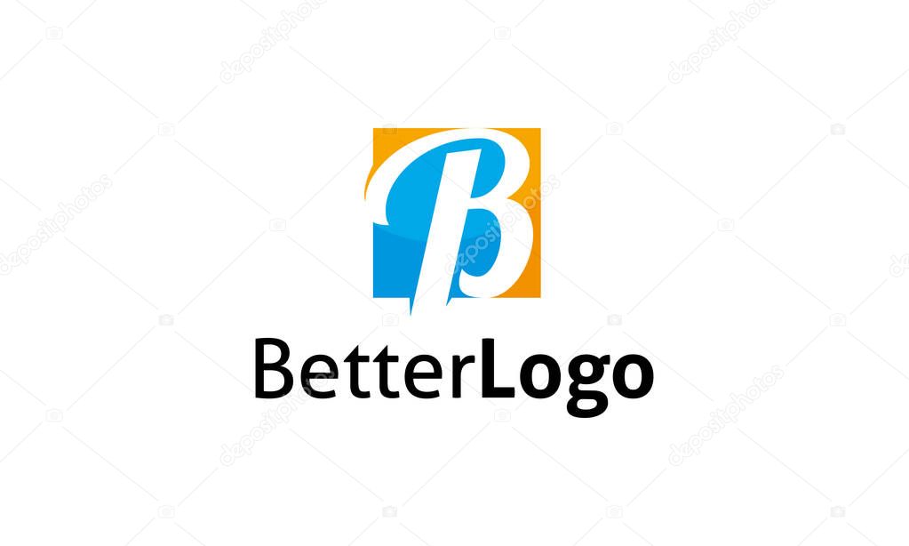 B Letter Logo Template