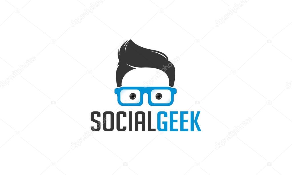 Social Geek Logo Template
