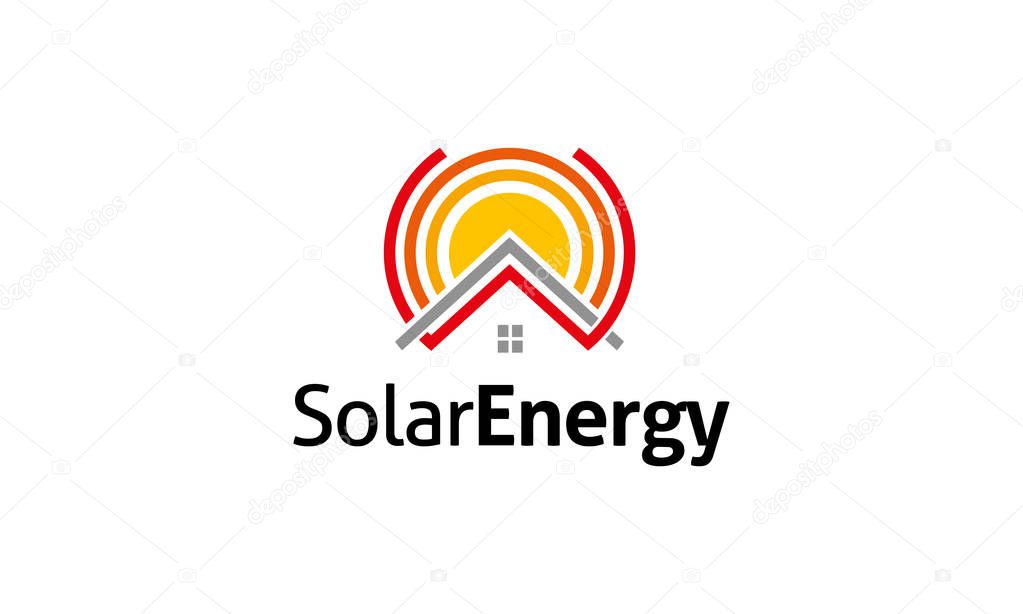 Solar Energy Logo Template
