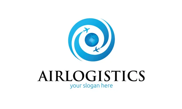 Air Logistics Logo Mall — Stock vektor