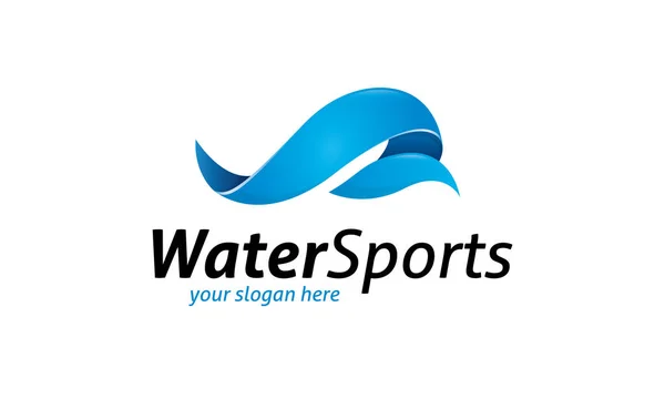 Vorlage Für Das Wassersport Logo — Stockvektor