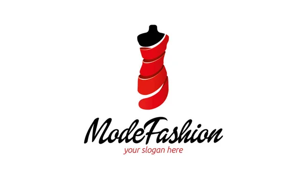 Mode Fashion Logo Template — Stock Vector