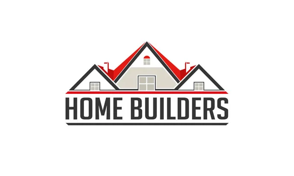 Home Builder Logo Sjabloon — Stockvector