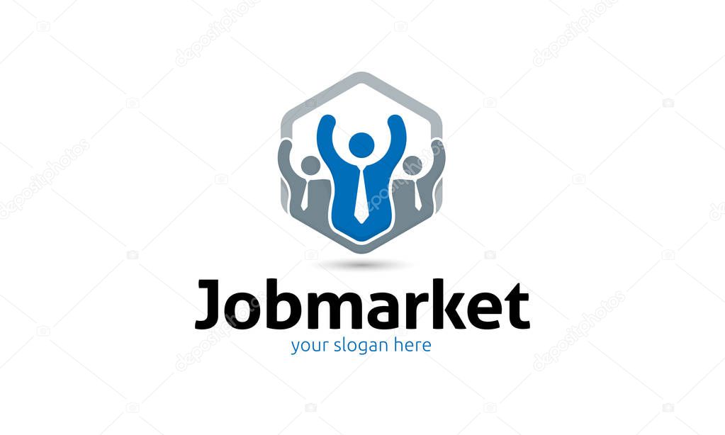 Job Market Logo Template