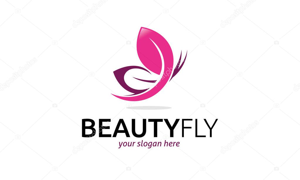 Beauty Fly Logo Template