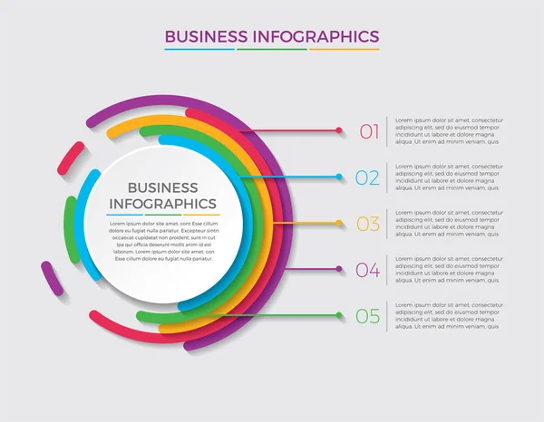 Infografik Design Vektor Und Marketing Symbole Können Für Workflow Layout — Stockvektor