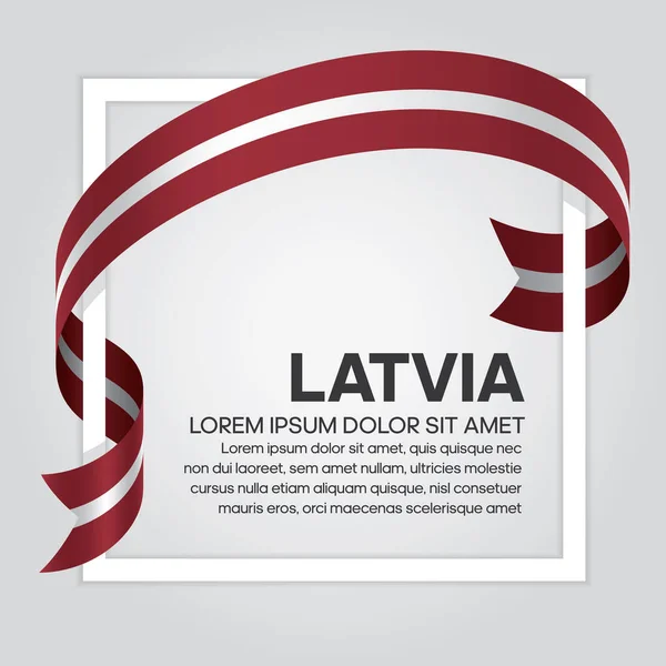 Lotyšská Vlajka Pro Dekoraci Vektorové Pozadí — Stockový vektor