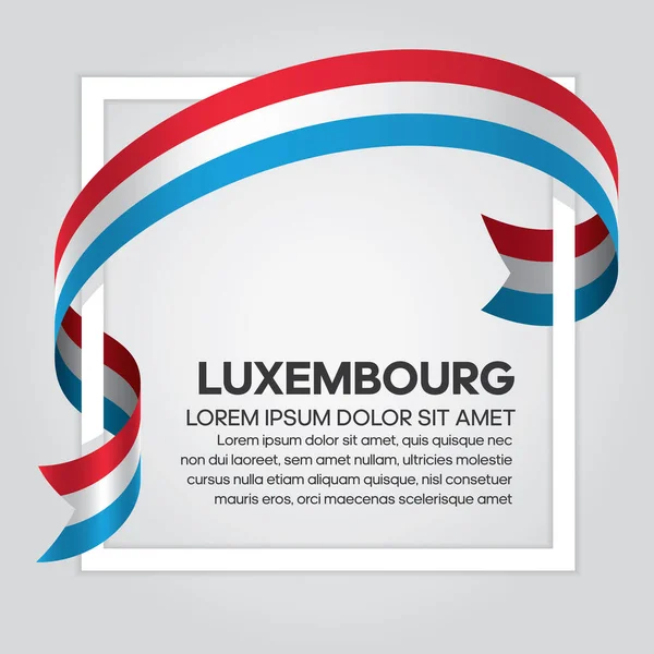 Lucemburská Vlajka Pro Dekoraci Vektorové Pozadí — Stockový vektor