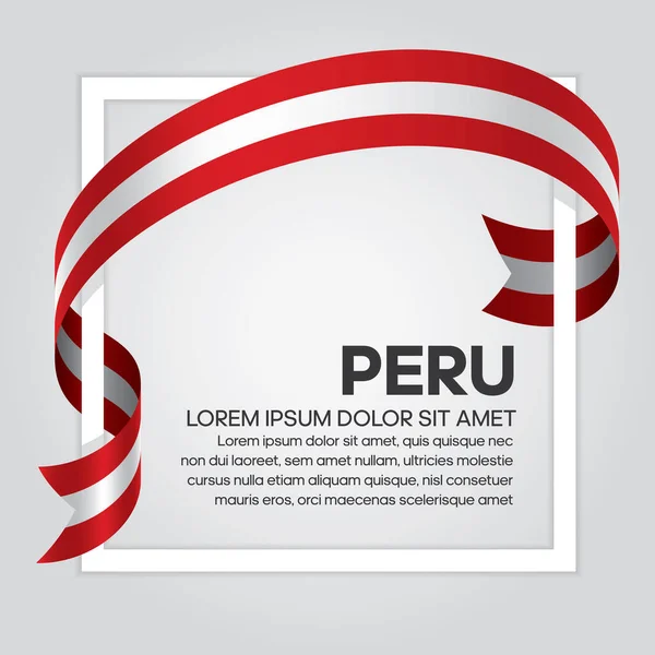 Peru Vlajka Pro Dekoraci Vektorové Pozadí — Stockový vektor