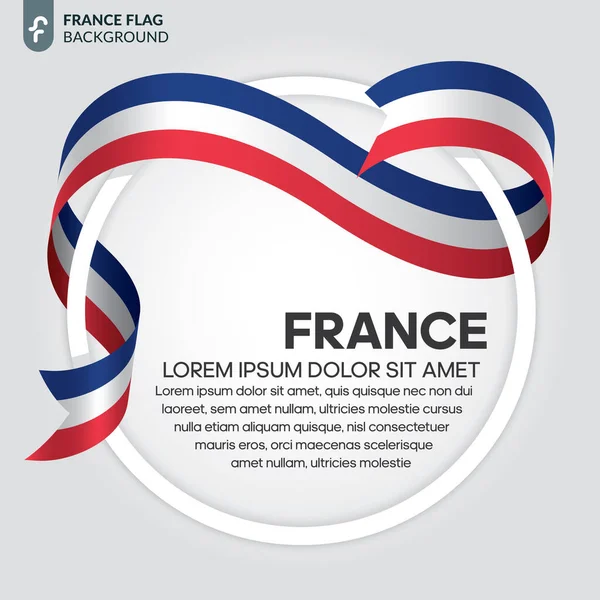 Francie Vlajka Pro Dekoraci Vektorové Pozadí — Stockový vektor