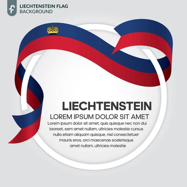 Lichtenštejnská Vlajka Pro Dekoraci Vektorové Pozadí — Stockový vektor