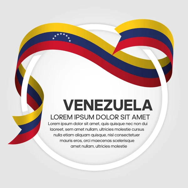 Bandeira Venezuela Para Decorativo Fundo Vetorial —  Vetores de Stock