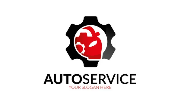 Modèle Logo Service Automatique — Image vectorielle