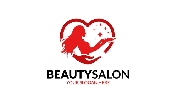 Beauty Salon Logo Template — Stock Vector