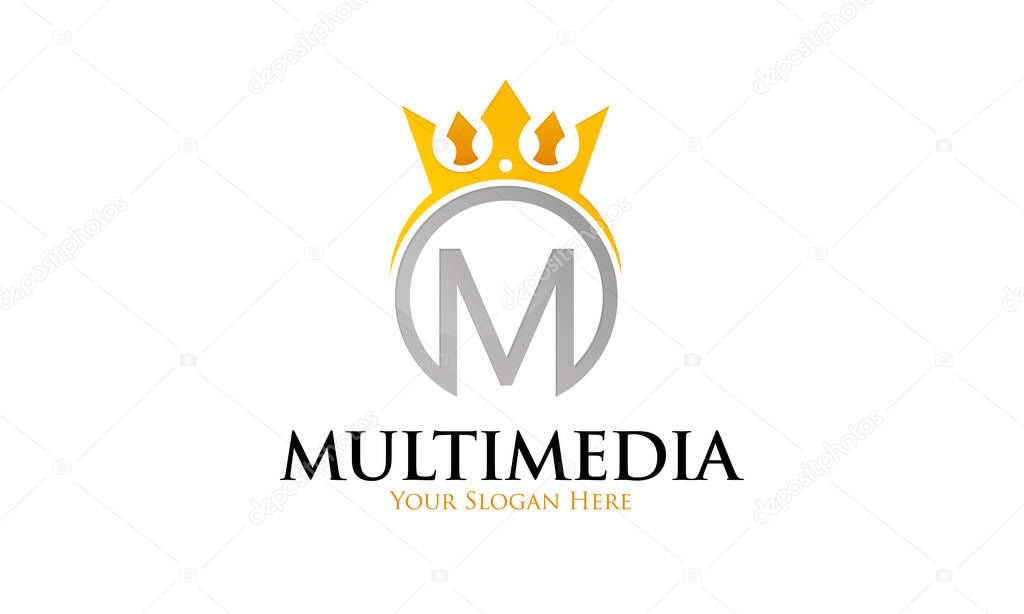 M Letter Logo Template - Vector