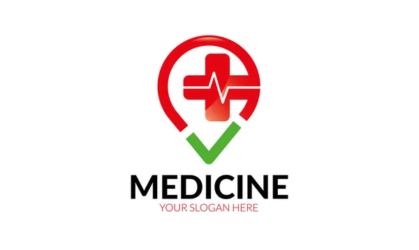 Шаблон Логотипу Медицини Вектор — стоковий вектор