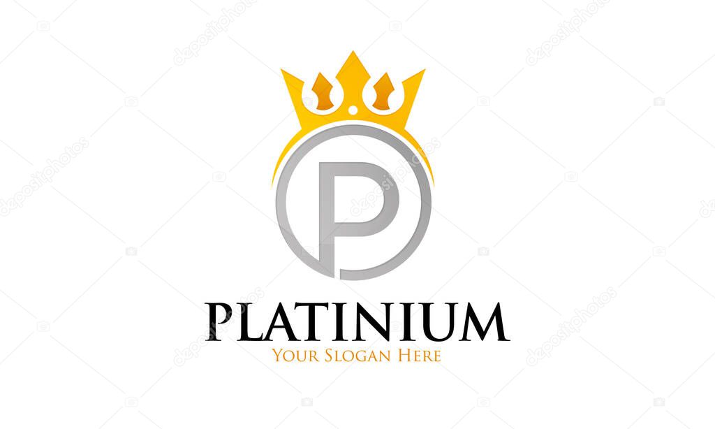 P Letter Logo Template - Vector