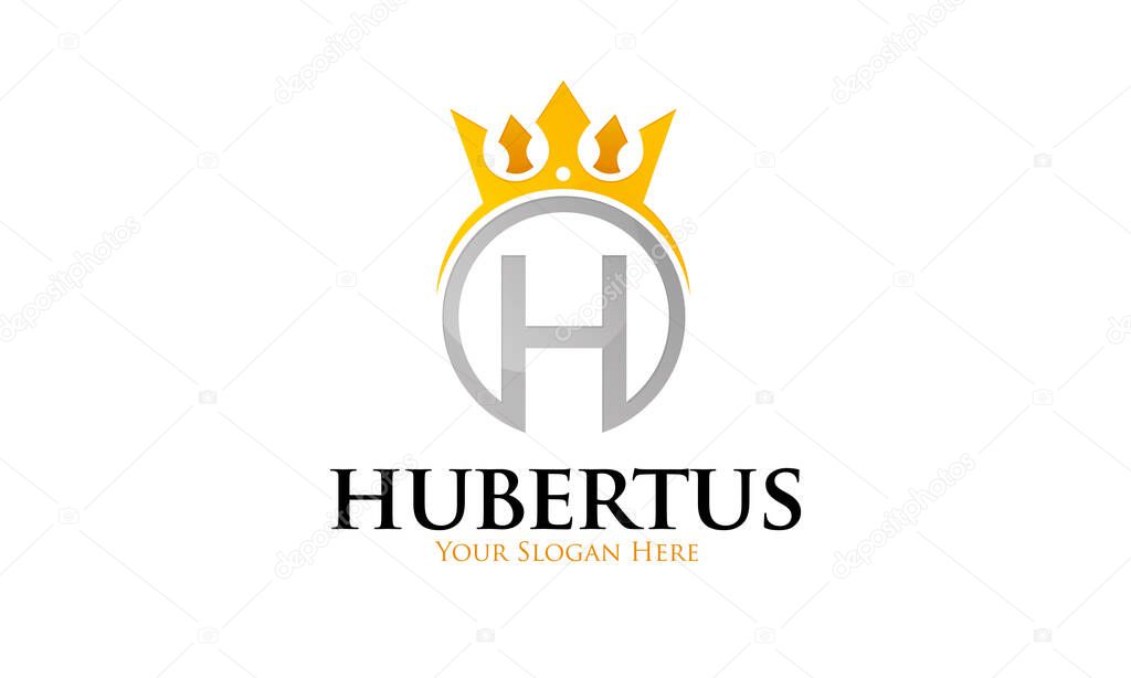 H letter logo template.Minimalist and modern logo template