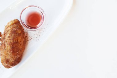 tatlı tatlı reçelli karışımı yapılmıştır. Üstten Görünüm