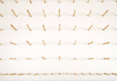 Konu üzerinde yeşil arka plan izole için stand