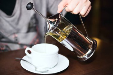 Basın çaydanlık papatya çayı