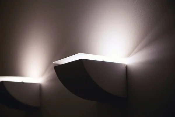 Lámpara led en la pared —  Fotos de Stock
