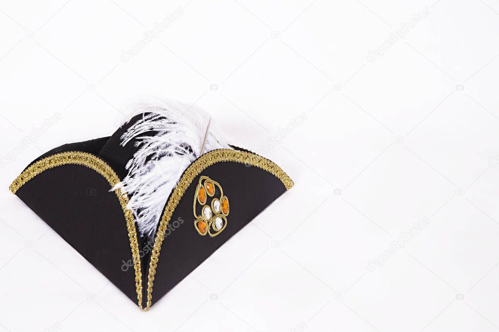 cocked hat on a white background