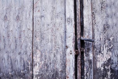 eski paslı kapı kolu ve anahtar deliği, İtalya
