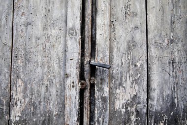 eski paslı kapı kolu ve anahtar deliği, İtalya