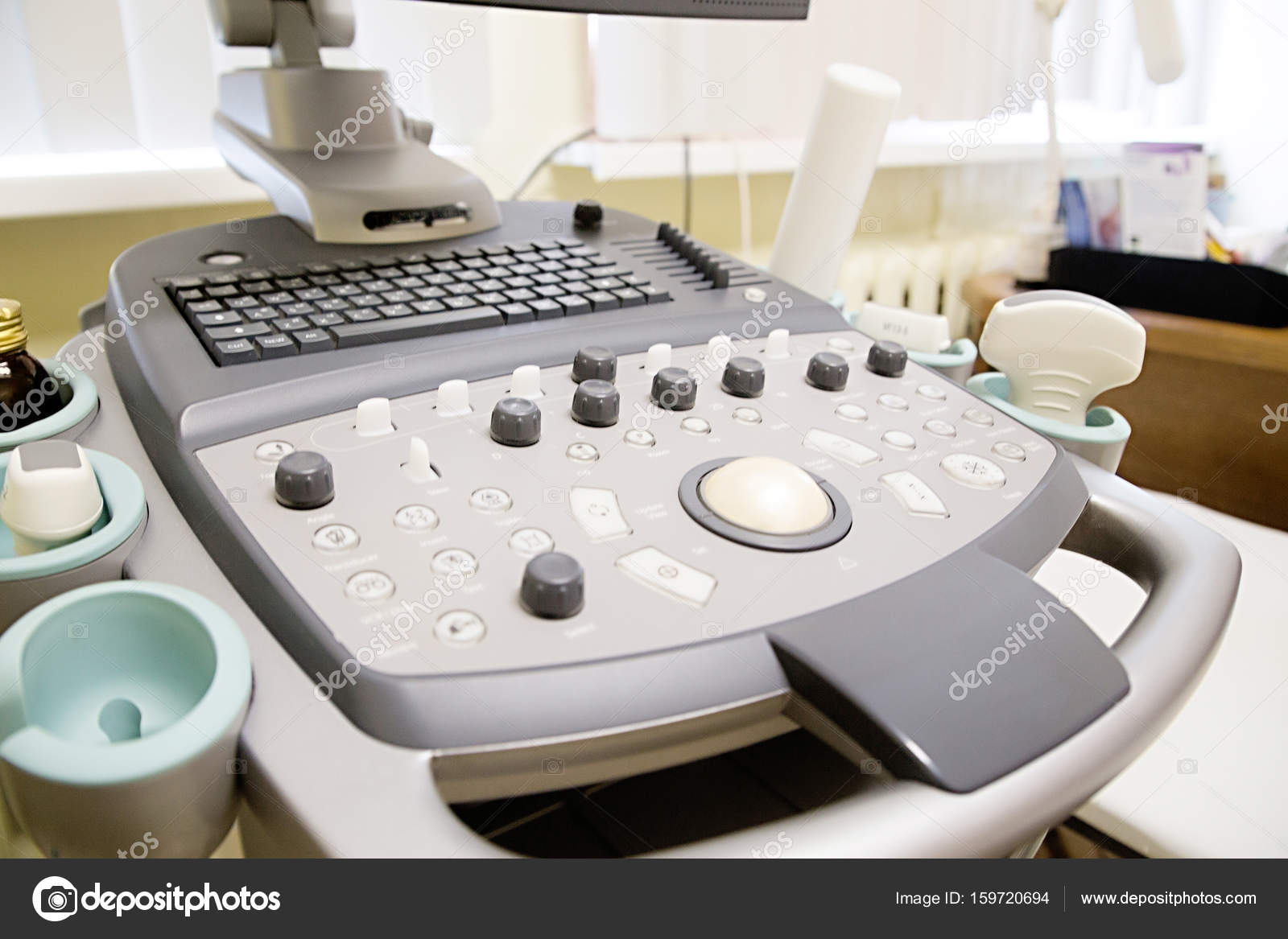 Ultrasound device in doctor office — Stock Photo © Ribalka 159720694
