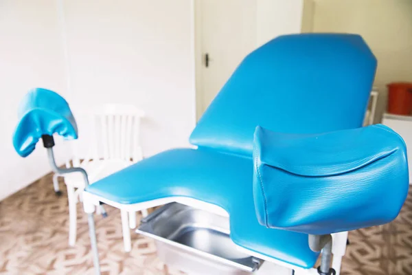 Gynecological room with chair and equipment — Stock Photo, Image