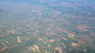 uçak penceresinden manzara