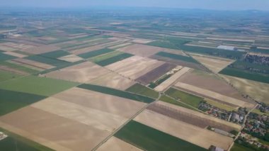 uçak penceresinden manzara