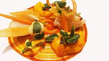 meze, Balık ve havuç avokado sosu