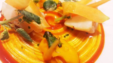 meze, Balık ve havuç avokado sosu