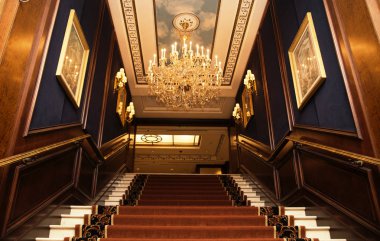 Avusturya, Viyana-19 Şubat 2014: Intercontinental Viyana. Otel lobisinde