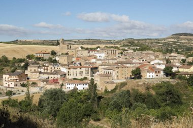 Santiago için yoldan Los Arcos Logroño için