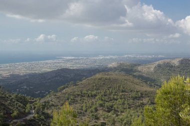 Avuç içi Castellon çölün doğal park