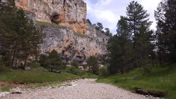 Manzara nehir lobos soria, kanyon