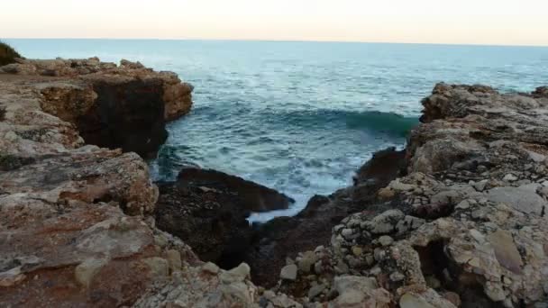 A serra de irta em alcocebre, Castellon — Vídeo de Stock