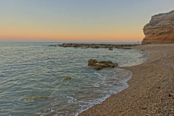 Mar Mediterrâneo na costa de Vinaros, Castellon — Fotografia de Stock