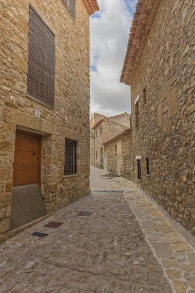 La ciudad de Culla en Castellón — Foto de Stock