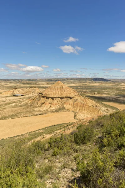 Die wüste der bardenas reales — Stockfoto