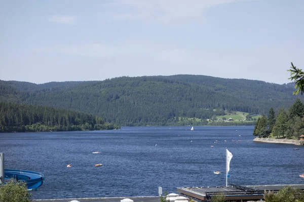 O lago Schluchsee — Fotografia de Stock