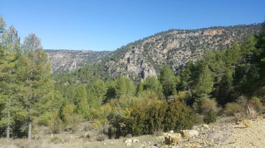 Guadalajara yüksek Tajo doğal park