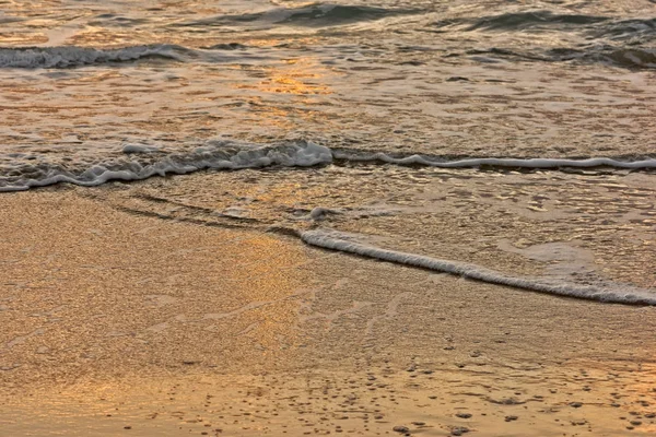 De kust van Benicasim bij zonsopgang, Castellon — Stockfoto