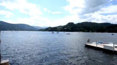 Kara Orman üzerinde göl Titisee